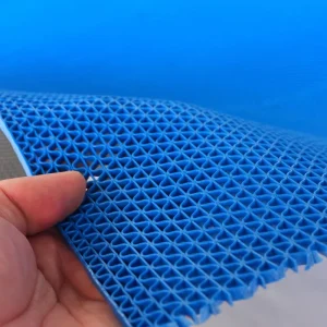 PVC Anti-Slip S Mat From Chinese Factory Vinyl Wet Area Floor Hollow Mat for Swimming Pool Kitchen Bathroom Outdoor Use