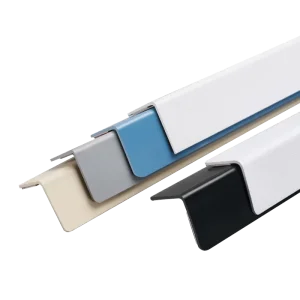 PVC Black and Yellow Anti-Collision L-Shaped Wall and Building Corner Edge Protection Strip