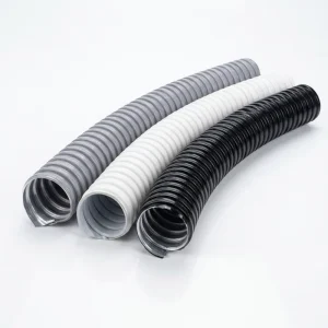 PVC Coated Electrical Flexible Metal Conduit Hose 1/2 3/4 1/2 2 Inch Black Corrugated Wire Pipe