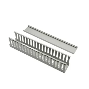 PVC Conduit Cable Tray Flame Retardant 50×50 Wall Wiring Duct Solid Fireproof Insulation UV