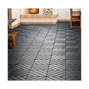 PVC Decking Tiles 0.98 x 0.98 Inch Interior and Exterior Plastic Flooring Easy Installation