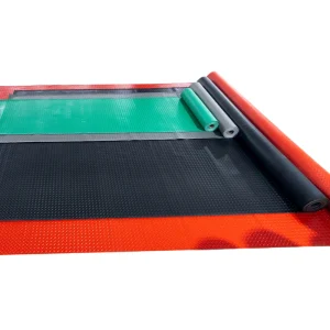PVC Diamond-Pattern Flooring Sheet Anti-Slip Vinyl Mat for Workshop or Trailer Use