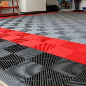 PVC Garage Floor Tiles Withstand Forklifts for Warehouse and Workshop