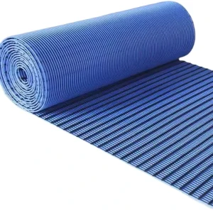 PVC Hollow Tube Construction Non Slip Tubular Floor Mat Roll UV Resistant Swimming Pool Matting