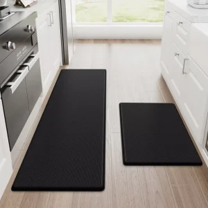 PVC Kitchen Mat Non-Slip Floor Cushion Foam Material Washable Home Office Bathroom Carpet