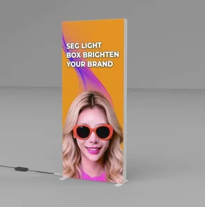 PVC Rectangle LED Advertising Signboard, 110-220V, for Outdoor Storefront Displays