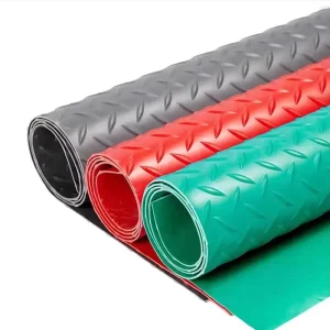 PVC Thickened Anti-Slip Waterproof Rubber Door Mat for Hallway Stairs Warehouse and Kitchen