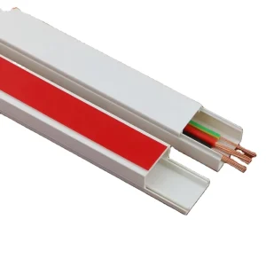 PVC Trunking Cable Conduit Channel with Adhesive Tape