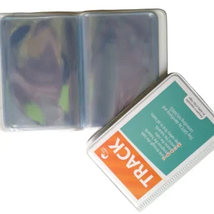 PVC Waterproof Foldable Custom-Made Business Card Holder with Photo Reserving Function