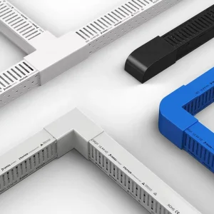 PVC Wire Trough Provides Accessories Such As Straight Through Elbow Tee Etc. Which Can Be Flexibly Converted and Connected