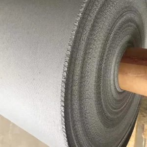 PVC silicone Coated Fiberglass Fabric for Hotel Hospital Safety Fire Cut Barrier Fire Proof Smoke Curtain