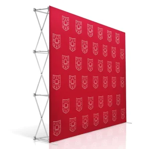 Paint Booth Flex Fabric Backdrop Stand Pop-Up Standing Banner