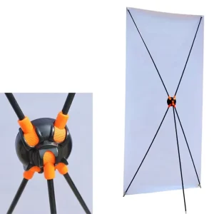 Panda Style Standee X Banner Display Stand