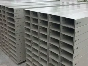 Perforated Ladder Cable Tray Wide Span Steel Stainless Steel Aluminum Powder Coated ISO Certified