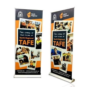 Personalized Versatile Usage Aluminum Alloy Frame Roll up Banner for Grand Opening Store Opening Business Events