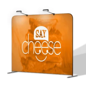 Pillowcase Tension Fabric Backdrop Stand Display for Advertising and Promotion