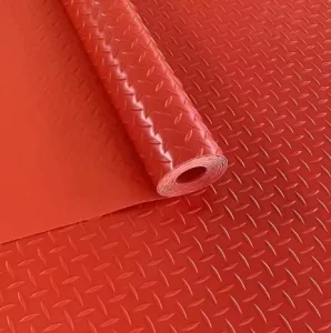Plain-Surface PVC Anti-Slip Plastic Floor Mat for Indoor Decoration