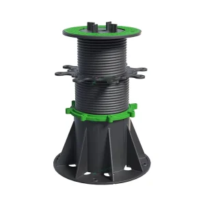 Plastic 134 337mm Modern Adjustable Support Pedestal for Raised Floor System Pavers Outdoors Eco Friendly & Water Resistant
