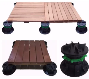 Plastic Pedestal Support for Raised Flooring Systems