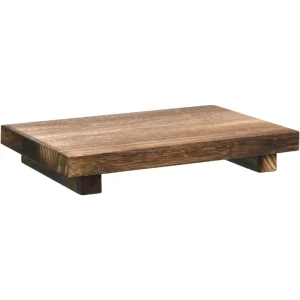 Polished Wooden Base Display Stand for Art, Phones, and Home Decoration