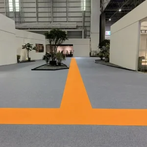 Polyester Carpet Rolls for Commercial Exhibition Hotel Hall Wall Use Modern Style Needle Punched Non woven Rug Prayer Mat