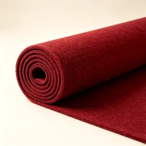 Polyester Outdoor Exhibition Carpet Roll Custom Size Anti-Slip Event Floor Mat for Trade Show Booths and Weddings