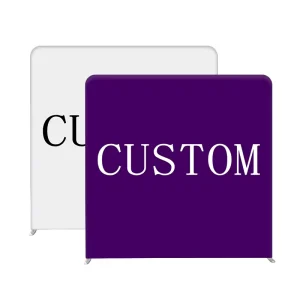 Polyester Tension Fabric Background Display Rack with Cover for Outdoor Trade Shows