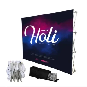 Pop-Up Banner Display Custom Booth Backdrop Stand for Exhibitions
