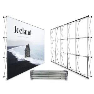 Pop Up Display Backdrop Stand Backdrop Booth Display Stand Pop Up Stand for Trade Show