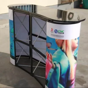Pop Up Stand with Custom Printing Trade Fair Tension Fabric Display Rack