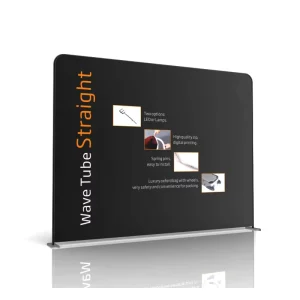 Pop-Up Tension Fabric Display Backdrop Stand Wall Aluminum Banner for Exhibition with Step-and-Repeat