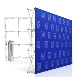 Pop up Wall Popup Stand Fabric Display Banners Banner Curved Exhibit Pop Up Backdrop Promotion Trade Show Advertising