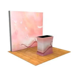 Portable 10 x 10 ft and 10 x 20 ft Lightweight Foldable Trade Show Display Panel Exhibition Booth