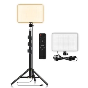 Portable 50W Adjustable RGB Panel Fill Light for Outdoor Activities and Studio Use