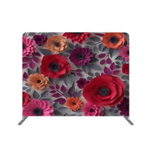 Portable 8x8ft Trade Show Backdrop Banner Stand, Foldable Photo Booth Wall Stand