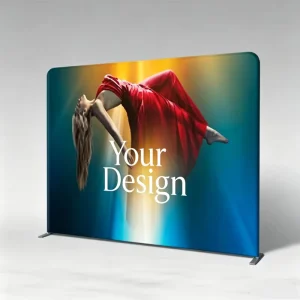 Portable Adjustable Pop-Up Trade Show Display Pillowcase Backdrop Banner