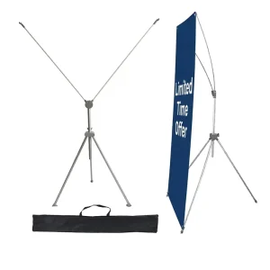 Portable Adjustable X Frame Banner Stand for Advertising