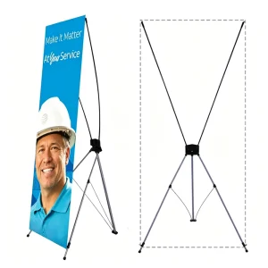 Portable Advertising Display Korean X Banner Stand