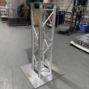 Portable Aluminum Alloy Truss Stand with DJ Event Lighting Frame and Wheelchair Ramp for Totem Stages