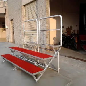 Portable Aluminum Folding Activity Seats for Outdoor Sports Grandstands, Stadium Performances and Events