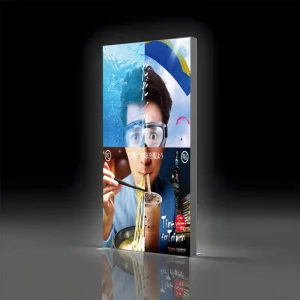 Portable Aluminum Frame Led Seg Fabric Backdrop Display Stand Pop up Backlit Trade Show Slim Light Box