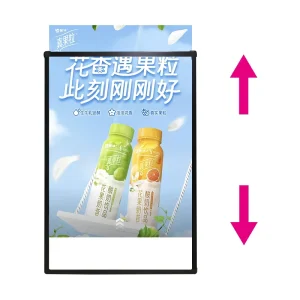 Portable Aluminum Poster Frame Slim LED Light Box