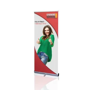 Portable Aluminum Retractable Roll-Up Banner Stand