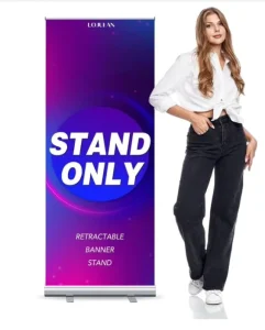 Portable Aluminum Roll-Up Display Board and Banner Stand