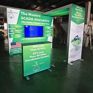 Portable Aluminum Trade Show Display Light Box Exhibition Booth Stand