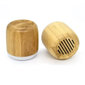 Portable Bamboo Wood Bluetooth Speaker for Outdoor Travel and Camping