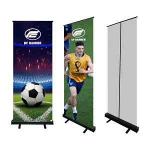 Portable Black Diamond Roll Up Banner Display Stand, 85x200cm