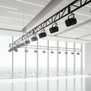 Portable Bolt-Type Aluminum Ladder Screw Lighting Truss Display System for Weddings and Shows