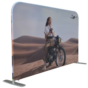 Portable Curved Tube Stretch Spandex Banner Tension Fabric Signs Expo Fair Booth Textile Display Stands Trade Shows Exhibitions