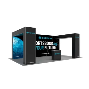 Portable Custom 10 x 20 ft Pop-Up Trade Show Booth Banner Display Stand